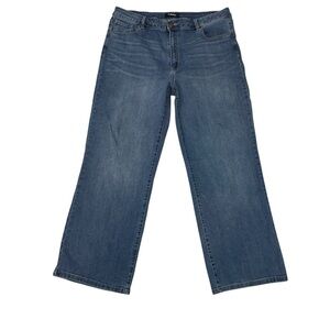 d. jeans Women's Flare Wide Leg Blue Jeans